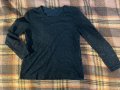 Черна дантелена блуза, снимка 1 - Блузи с дълъг ръкав и пуловери - 32073972