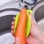 Универсална ръкохватка за бързо почистване на плодове и зеленчуци, 10х12см, снимка 3