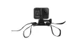 Оригинална стойка GoPro за вентилирани каски, регулируема каишка, черна, снимка 2