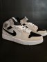 Nike Air Jordan 1 Mid Creamy White Bliss Beige Black Нови Обувки Размер 39 номер , снимка 2