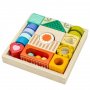 Детска игра / Дървени цветни блокчета за сензитивност, снимка 1 - Игри и пъзели - 35343705