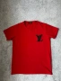 Louis Vuitton Red Pearl Detail Oversize T-shirt S, снимка 1
