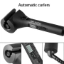 ✨ Високотехнологична керамична преса за къдрене на коса с LED дисплей – черна ✨, снимка 12