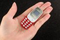 Мини телефон, BM10, с промяна на гласа, малък телефон, L8Star BM10, Nokia 3310 Нокия, червен , снимка 3