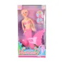 Кукла Русалка с четка, светеща , снимка 7