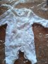 бебешки гащеризончета в бяло с бродерия , снимка 3
