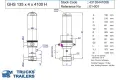 Хидравличен цилиндър HIDROMAS GHS 135 X 4 X 4100 H 43135441006, снимка 2