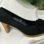 Обувки Andrea Conti VERA PELLE на ток черни, като ново, номер 41, снимка 2