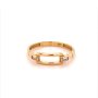 Златен дамски пръстен 1,38гр. размер:56 14кр. проба:585 модел:16574-3