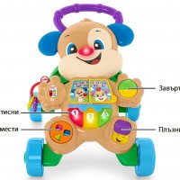 Музикална проходилка кученце на български език Fisher Price Smart Stages, снимка 4 - Музикални играчки - 39070271