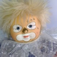 Парцалена кукла с керамична глава 37 cm