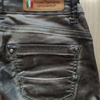 НОВ дамски панталон тип дънки,ЕМ размер, снимка 3 - Дънки - 30383516