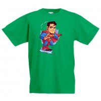 Детска тениска DC Superman Star Wars,Игра,Изненада,Подарък,, снимка 5 - Детски Блузи и туники - 36658420