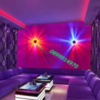 Въртяща се сценична DJ диско, LED лампа 7 цвята, снимка 6 - Външни лампи - 39870264