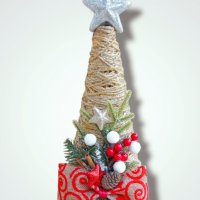 Декоративна Коледна елха " Коледна декорация", снимка 2 - Декорация за дома - 38753890