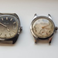 Лот от два стари руски механични часовника, снимка 1 - Колекции - 31127779