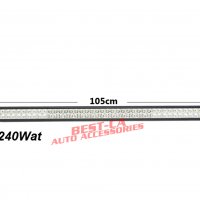 LED bar лампа лед бар алуминиев корпус 105см. 240W 6000K, снимка 2 - Аксесоари и консумативи - 33839049