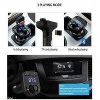 FM Трансмитер X8 - Bluetooth, USB, FM аудио предавател, MP3 плейър, Handsfree, снимка 5 - Аксесоари и консумативи - 30068836