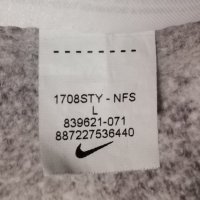 Nike Sportswear Funnel Fleece Hoodie оригинално горнище L Найк спорт, снимка 7 - Спортни екипи - 35185758