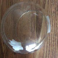 Стъклена ваза-купа, снимка 2 - Вази - 31912515