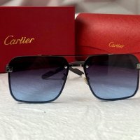 Cartier висок клас мъжки слънчеви очила с дървени дръжки, снимка 7 - Слънчеви и диоптрични очила - 42765597