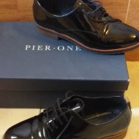 Оригинални естествен лак и кожа Pier One, снимка 1 - Дамски ежедневни обувки - 34954400