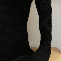 Страхотен черен пуловер, снимка 3 - Пуловери - 30491252