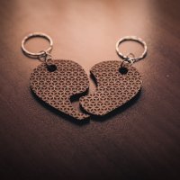Ключодържател за влюбени "Две сърца", снимка 3 - Други - 35240739
