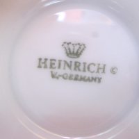 HEINRICH W.Germany порцеланова чаша за кафе с височина 11,5 см., снимка 5 - Вази - 42271351