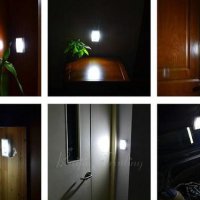 Ярка лампа с въртящ ключ и контрол на светлината + магнити за фиксиран, снимка 4 - Лампи за стена - 29403052