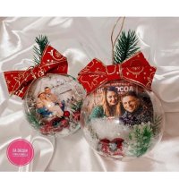 Коледни топки със снимка , снимка 1 - Коледни подаръци - 42909367