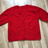 6бр  Плетени Блузи с къс ръкав Жилетки Пуловери Дамски пуловер Чудесен подарък, снимка 1 - Блузи с дълъг ръкав и пуловери - 30974235