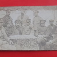 Стара военна снимка офицери Царство България, снимка 3 - Антикварни и старинни предмети - 42215128
