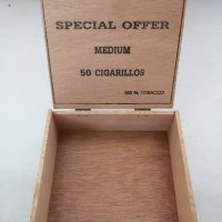 Дървена кутия за цигари 12 х 10.5 h 4, снимка 2 - Други стоки за дома - 37228412