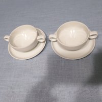 Порцеланов сет-чаши,купи с две дръжки Schonwald  Germany , снимка 2 - Сервизи - 35007476