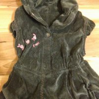Кокетно сиво сукманче - есен-зима, снимка 2 - Детски рокли и поли - 30183797