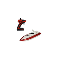  Лодка с дистанционно управление, Червена, 36,5 см, снимка 1 - Коли, камиони, мотори, писти - 44777186