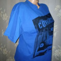 Converse S,M- Оригинална синя тениска , снимка 3 - Тениски - 42137946