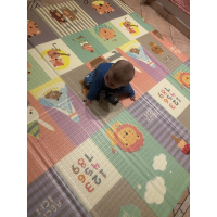 4129  Сгъваемо детско килимче за игра, топлоизолиращо 180x200х1см - Мече и горски животни, снимка 10 - Други - 44793207