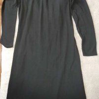 Нова черна рокля с дълъг ръкав, снимка 2 - Рокли - 34888610