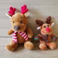 Коледни еленчета - плюшени играчки, снимка 2 - Плюшени играчки - 38682735