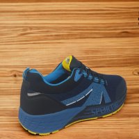 Мъжки маратонки в синьо код317, снимка 4 - Маратонки - 44338283