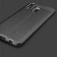 Samsung Galaxy A20e - Луксозен Кожен Кейс Гръб AF, снимка 4 - Калъфи, кейсове - 31455471