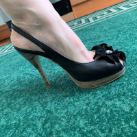 Дамски обувки с ток , снимка 1 - Дамски обувки на ток - 34130164
