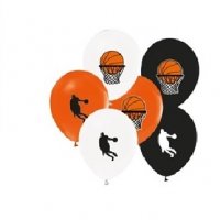 Баскетбол Баскетболисти Баскетболна топка Обикновен надуваем латекс латексов балон парти хелий и газ, снимка 1 - Други - 37587484