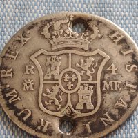 Сребърна монета 4 реала 1793г. Карлос четвърти Мадрид Испания 18685, снимка 7 - Нумизматика и бонистика - 42929958