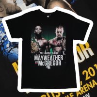 Мъжка тениска М размер Floyd Mayweather vs Conor McGregor, снимка 3 - Тениски - 40811340