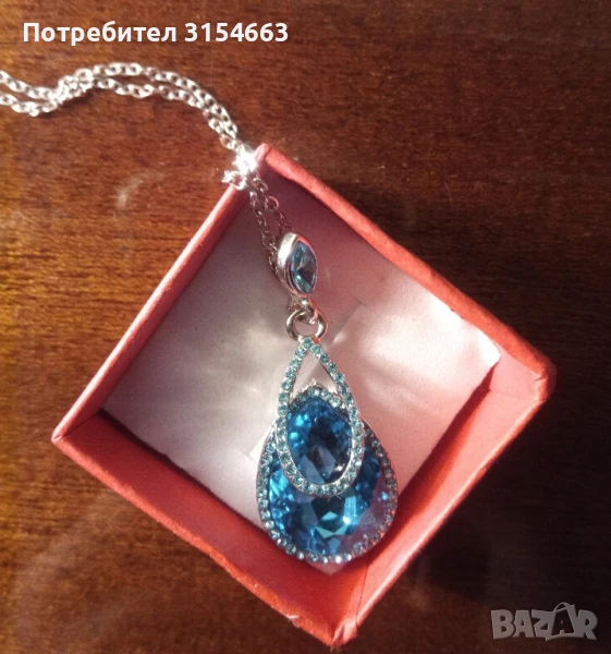 Колие с кристали , снимка 1