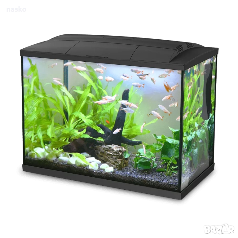 Аквариум Hailea K30 - черен, снимка 1