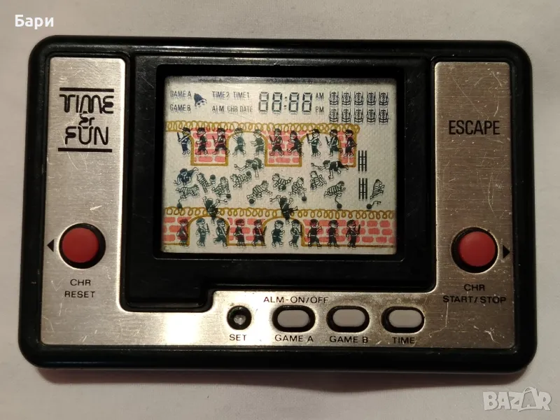  Time & Fun Escape 1981 LCD игра-Рядка , снимка 1